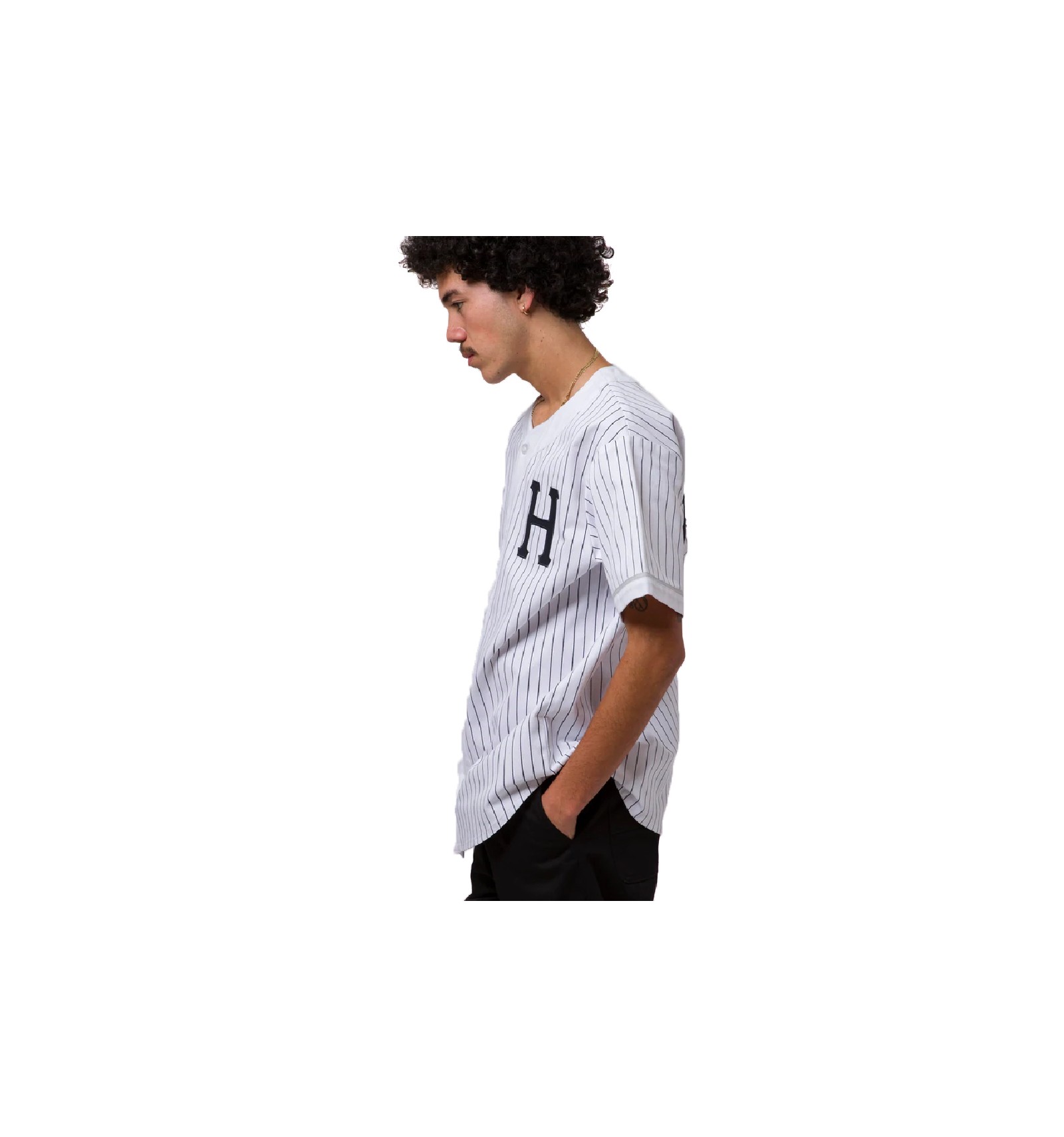 HUF Forever Baseball Jersey White