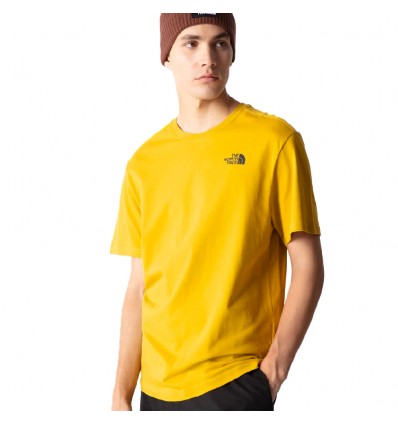 NORTH FACE M S/S REDBOX TEE MINERAL GOLD