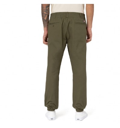 Dickies Twill joggers in military green