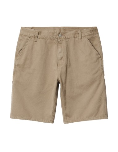 CARHARTT WIP RUCK SINGLE KNEE SHORT LEATHER STONE WASHED