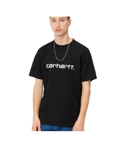 CARHARTT WIP S/S SCRIPT BLACK/WHITE