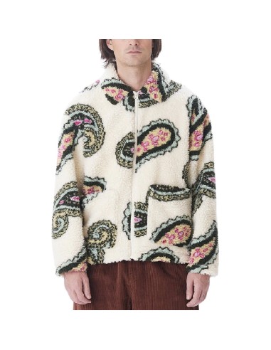 OBEY PAISLEY SHERPA JACKET UMBLEACHED MULTI