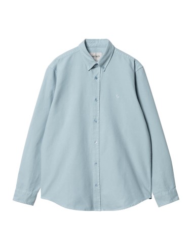 CARHARTT WIP L/S BOLTON SHIRT FROSTED BLUE GARMENT DYED