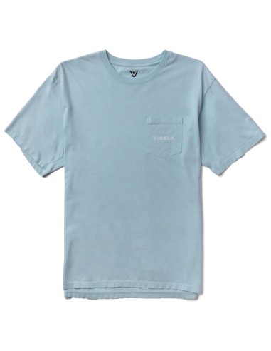 VISSLA OUT THE WINDOW PREMIUM TEE CHAMBRAY